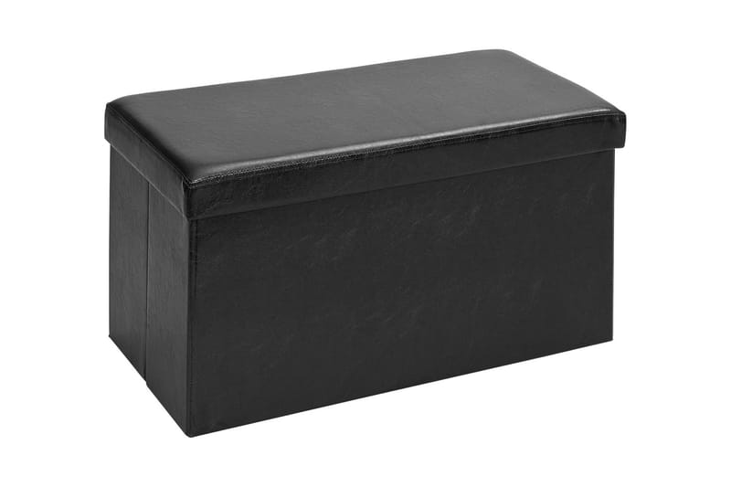 Catullus Puf med opbevaring, Sort