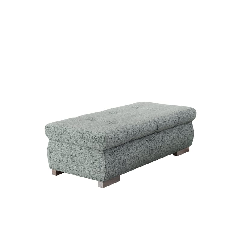 Cerys Fodskammel 120 cm - Grå - Møbler - Stole & lænestole - Taburet & skammel - Puf