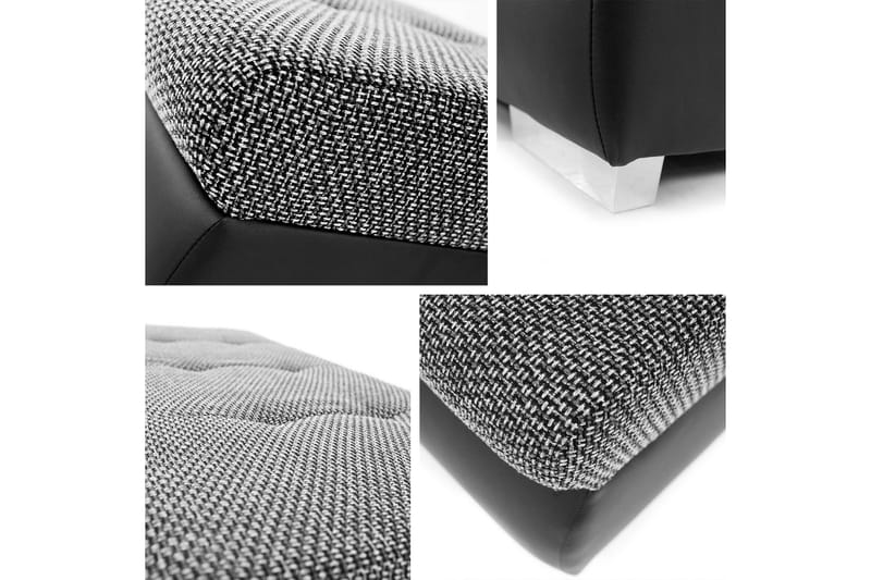 Cerys Fodskammel 120 cm - Hvid / Grå - Møbler - Stole & lænestole - Taburet & skammel - Puf