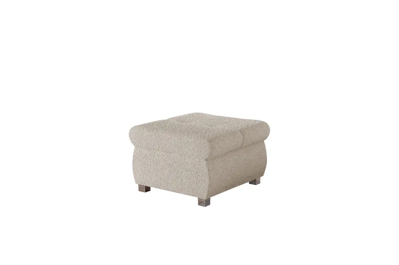 Cerys Fodskammel 60 cm, Beige