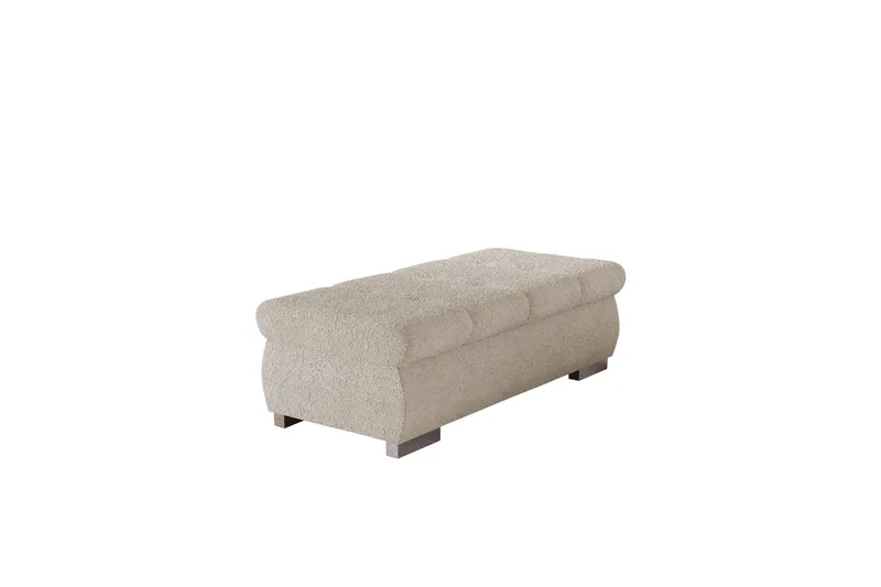 Cerys Fodskammel 60 cm, Beige