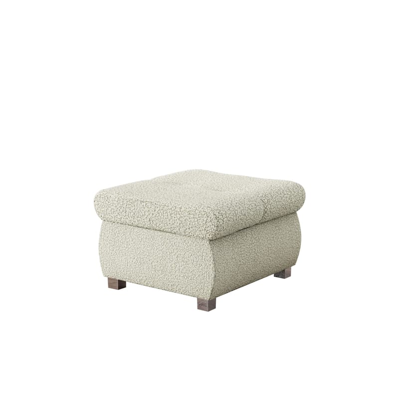 Cerys Fodskammel 60 cm, Beige