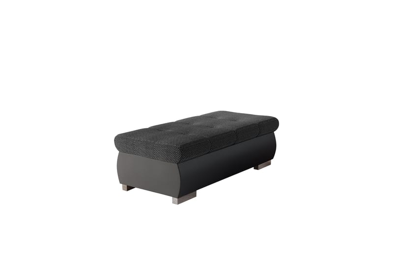 Cerys Fodskammel 60 cm, Lys grå/Mørk grå