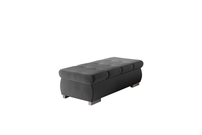 Cerys Fodskammel 60 cm, Mørk grå