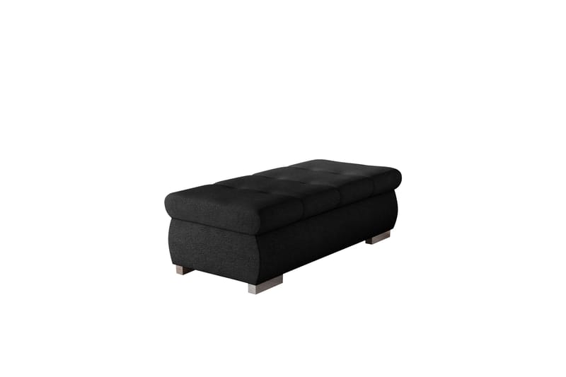 Cerys Fodskammel 60 cm, Sort