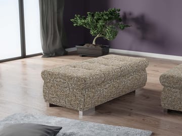 Cerys Fodskammel - beige - Møbler - Stole & lænestole - Taburet & skammel - Ottoman