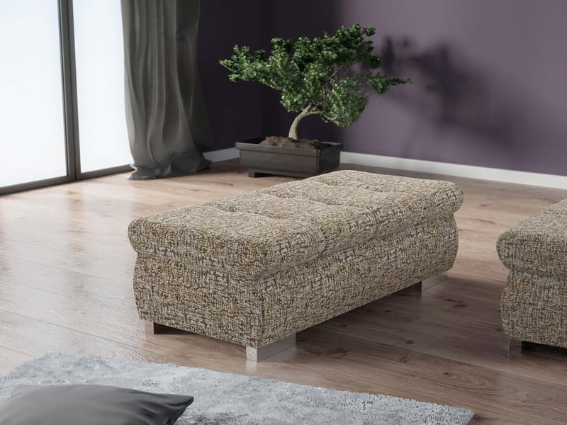 Cerys Fodskammel - beige - Møbler - Stole & lænestole - Taburet & skammel - Ottoman