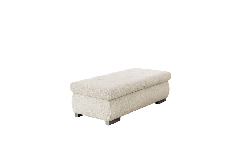 Cerys Fotpall 60 cm - Beige - Møbler - Stole & lænestole - Taburet & skammel - Puf
