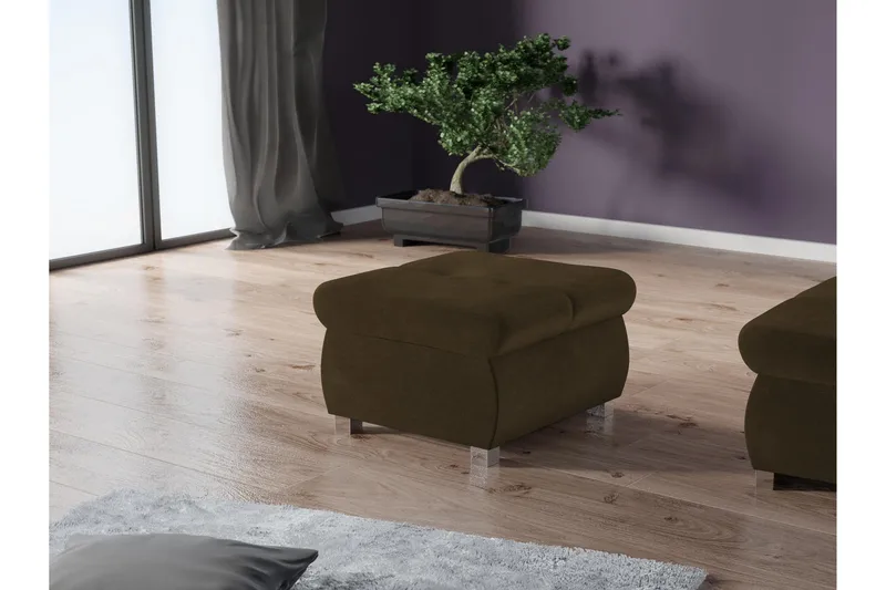 Cerys Puf - Brun - Møbler - Stole & lænestole - Taburet & skammel - Ottoman