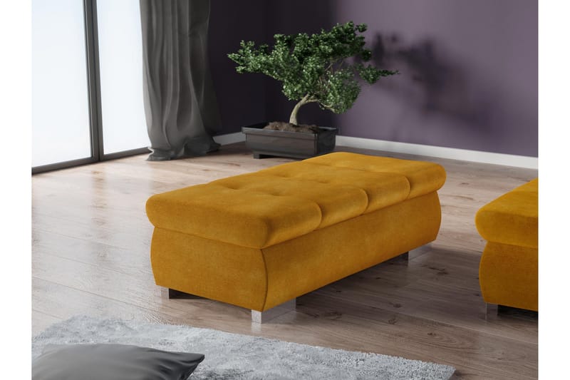 Cerys Puf - Orange - Møbler - Stole & lænestole - Taburet & skammel - Ottoman