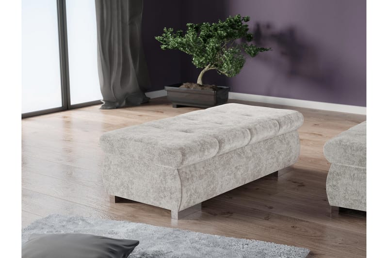 Cerys Puf - Grå - Møbler - Stole & lænestole - Taburet & skammel - Ottoman