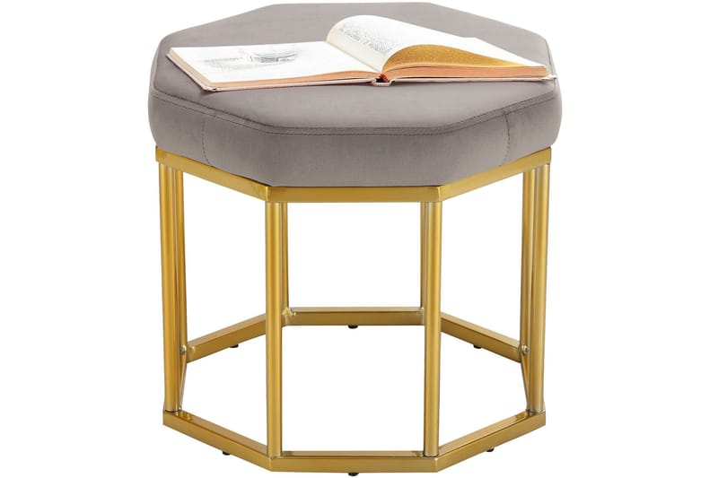 Charites Puf - Grå - Møbler - Stole & lænestole - Taburet & skammel