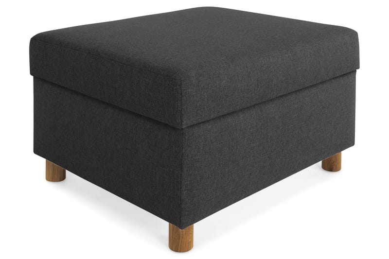 Crazy Fodskammel med Opbevaring 80x65, Antracit
