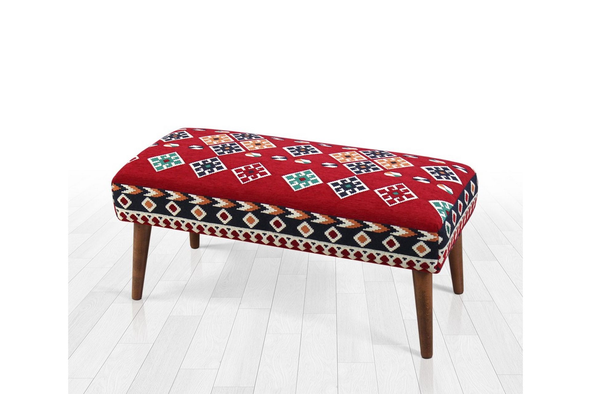 Crossett Siddepuf 91 cm - Rød - Møbler - Stole & lænestole - Taburet & skammel - Ottoman