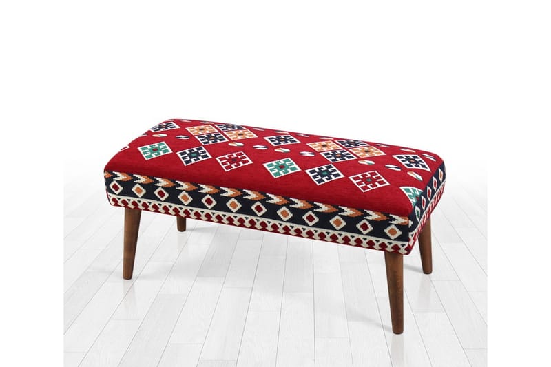 Crossett Siddepuf 91 cm - Rød - Møbler - Stole & lænestole - Taburet & skammel - Ottoman