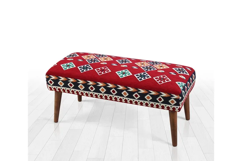 Crossett Siddepuf 91 cm, Rød