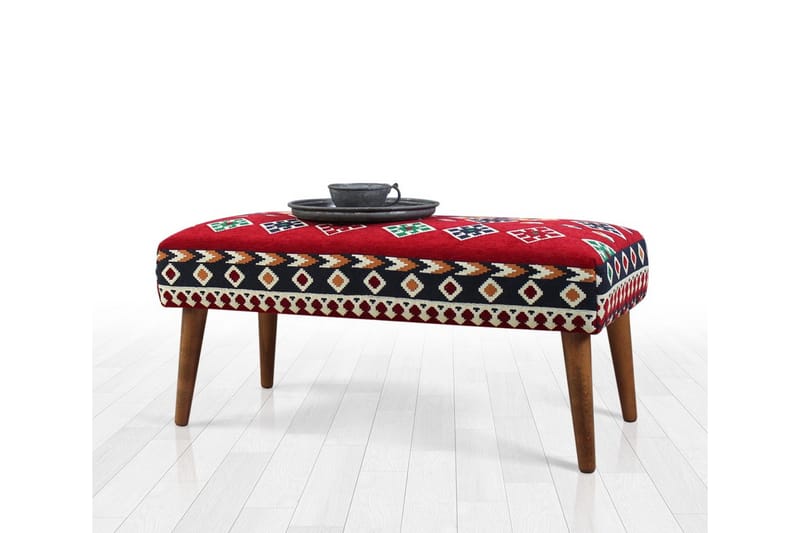 Crossett Siddepuf 91 cm - Rød - Møbler - Stole & lænestole - Taburet & skammel - Ottoman