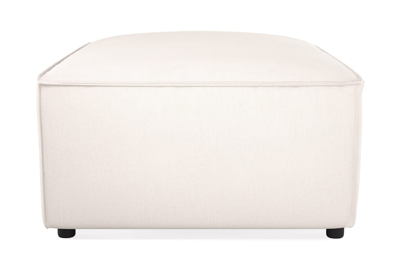 Cubo 1-personers Rektangulær Fodskammelmodul i Stof 80 cm bred - Lys beige - Møbler - Stole & lænestole - Taburet & skammel - Puf