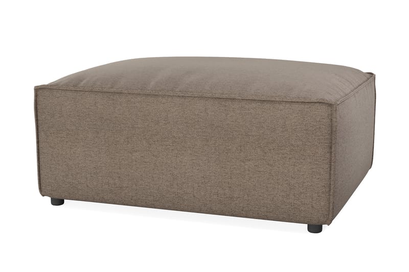 Cubo 1-personers Rektangulær Fodskammelmodul i Stof 80 cm bred - Grå - Møbler - Stole & lænestole - Taburet & skammel - Puf