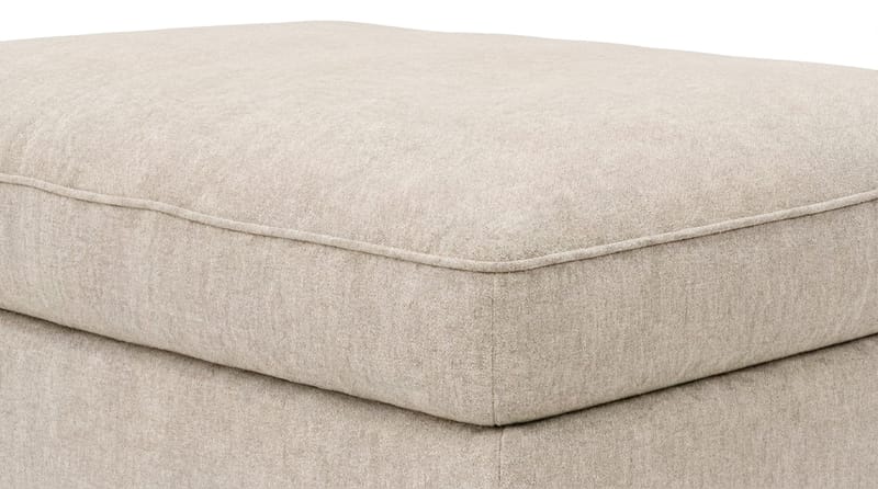 Dubai fodskammel i stof - Beige - Møbler - Stole & lænestole - Taburet & skammel - Puf