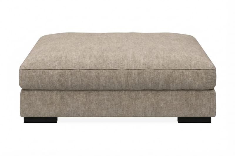 Dubai fodskammel i stof - Beige/grå - Møbler - Stole & lænestole - Taburet & skammel - Puf