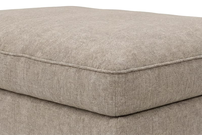 Dubai fodskammel i stof - Beige/grå - Møbler - Stole & lænestole - Taburet & skammel - Puf