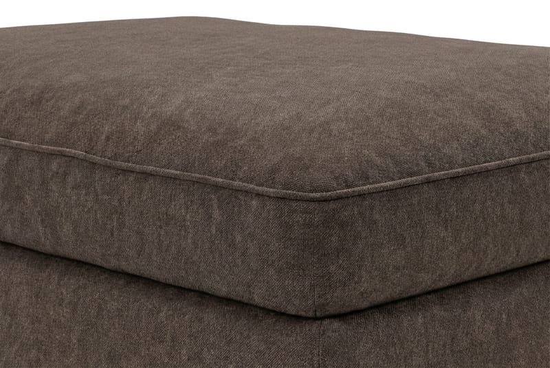 Dubai fodskammel i stof - Mørkebrun - Møbler - Stole & lænestole - Taburet & skammel - Puf