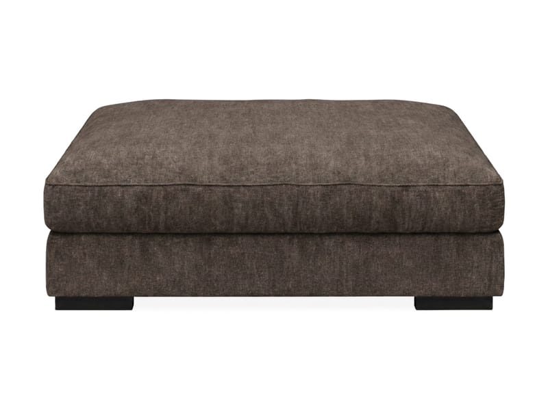 Dubai fodskammel i stof - Mørkebrun - Møbler - Stole & lænestole - Taburet & skammel - Puf