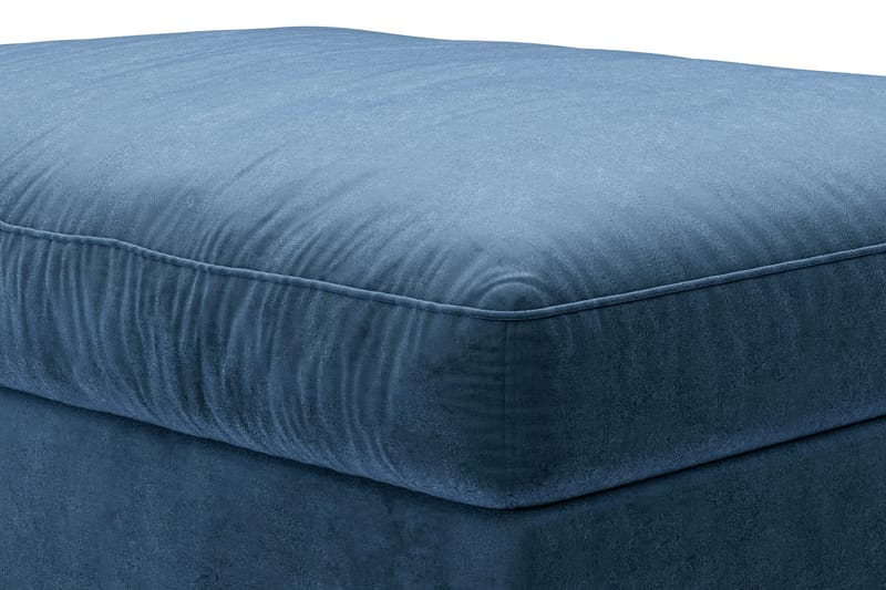 Dubai fodskammel velour - Blå - Møbler - Stole & lænestole - Taburet & skammel - Puf