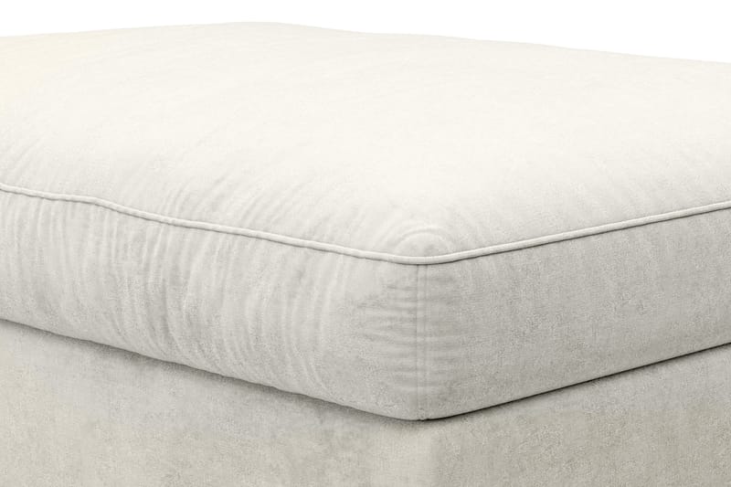 Dubai fodskammel velour - hvid - Møbler - Stole & lænestole - Taburet & skammel - Puf