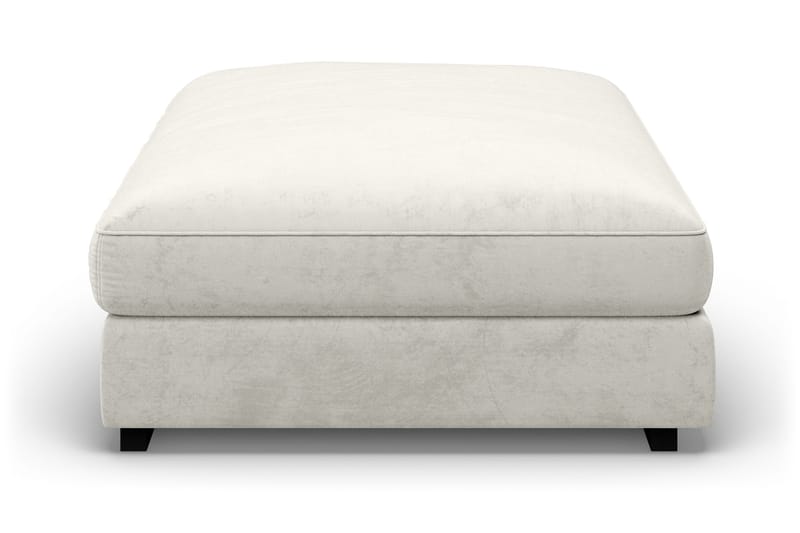 Dubai Modulserie Puf Velour - Hvid - Møbler - Stole & lænestole - Taburet & skammel - Puf