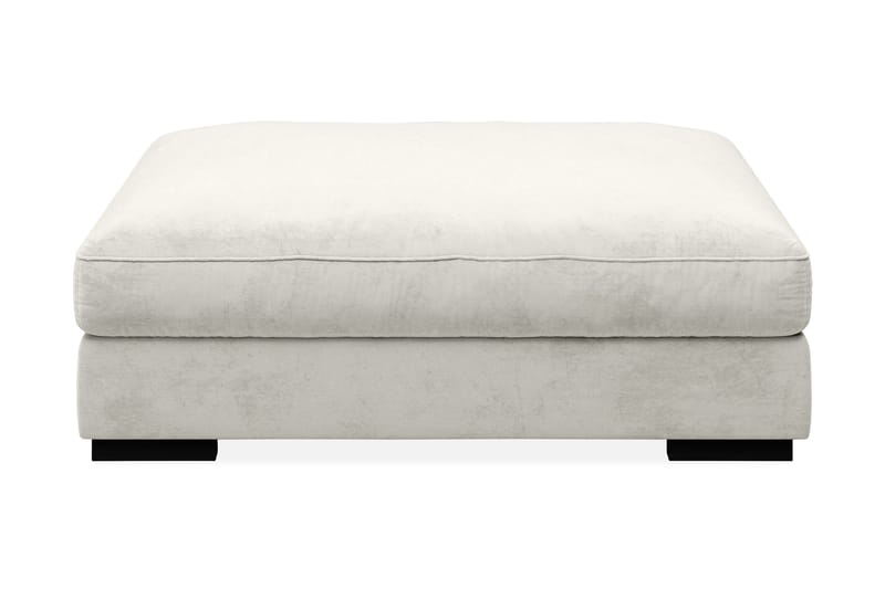 Dubai Modulserie Puf Velour - Hvid - Møbler - Stole & lænestole - Taburet & skammel - Puf