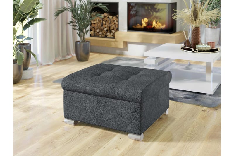 Dynir Fodskammel 70 cm - Grå - Møbler - Stole & lænestole - Taburet & skammel - Puf