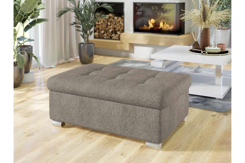 Dynir Fodskammel 70 cm - Grå - Møbler - Stole & lænestole - Taburet & skammel - Puf