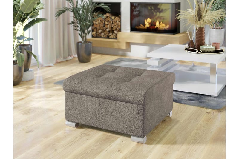 Dynir Fodskammel 70 cm - Grå - Møbler - Stole & lænestole - Taburet & skammel - Puf