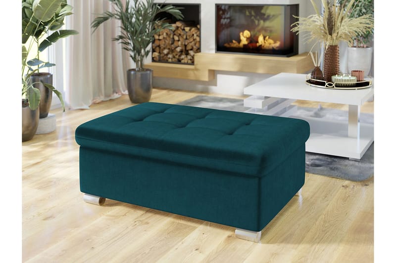Dynir Fodskammel 70 cm - Grøn - Møbler - Stole & lænestole - Taburet & skammel - Puf