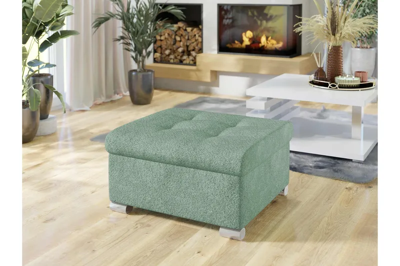Dynir Fodskammel 70 cm - Grøn - Møbler - Stole & lænestole - Taburet & skammel - Puf