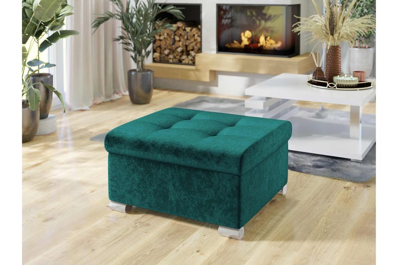 Dynir Fodskammel 70 cm - Grøn - Møbler - Stole & lænestole - Taburet & skammel - Puf