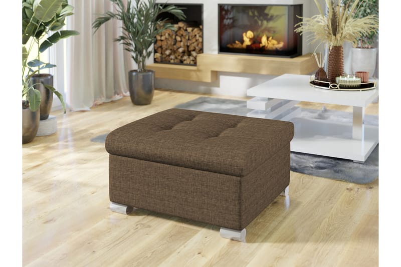 Dynir Fotpall 70 cm - Brun - Møbler - Stole & lænestole - Taburet & skammel - Puf