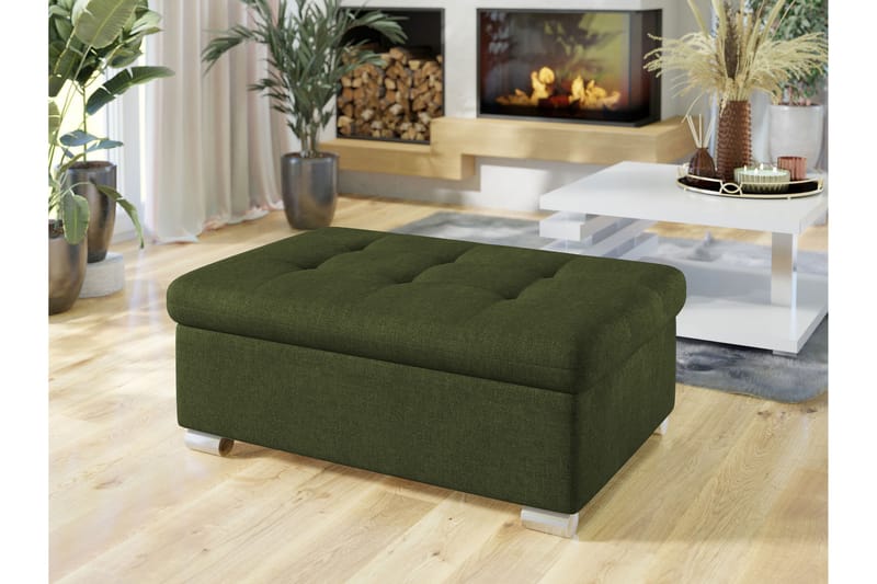 Dynir Fotpall 70 cm - Grøn - Møbler - Stole & lænestole - Taburet & skammel - Puf