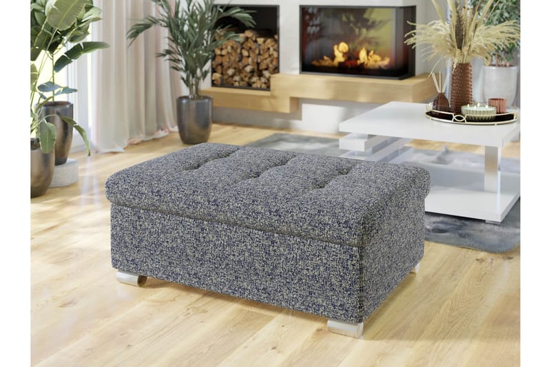 Dynir Fotpall 70 cm - Marineblå - Møbler - Stole & lænestole - Taburet & skammel - Puf