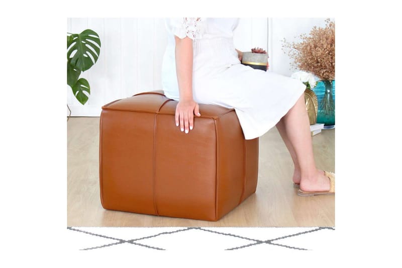 Edrin Sækkestol Utomhus 52 cm - Brun - Møbler - Stole & lænestole - Taburet & skammel - Ottoman