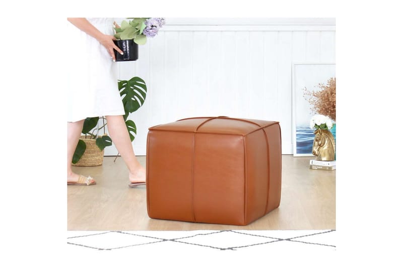 Edrin Sækkestol Utomhus 52 cm - Brun - Møbler - Stole & lænestole - Taburet & skammel - Ottoman