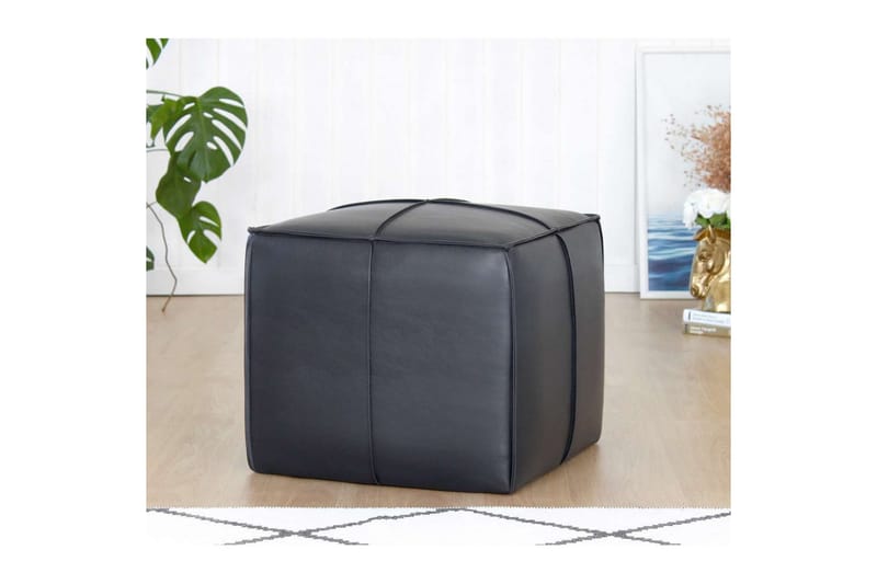 Edrin Sækkestol Utomhus 52 cm - Sort - Møbler - Stole & lænestole - Taburet & skammel - Ottoman