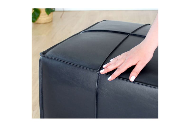 Edrin Sækkestol Utomhus 52 cm - Sort - Møbler - Stole & lænestole - Taburet & skammel - Ottoman