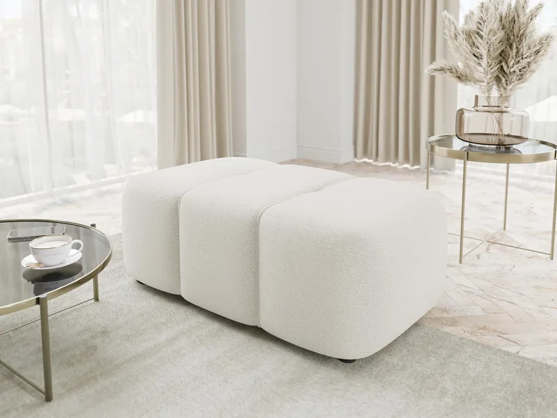 Flo Fodskammel 93 cm - Hvid - Møbler - Stole & lænestole - Taburet & skammel - Puf