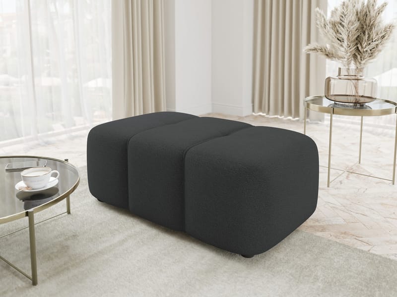 Flo Fodskammel 93 cm - Sort - Møbler - Stole & lænestole - Taburet & skammel - Puf