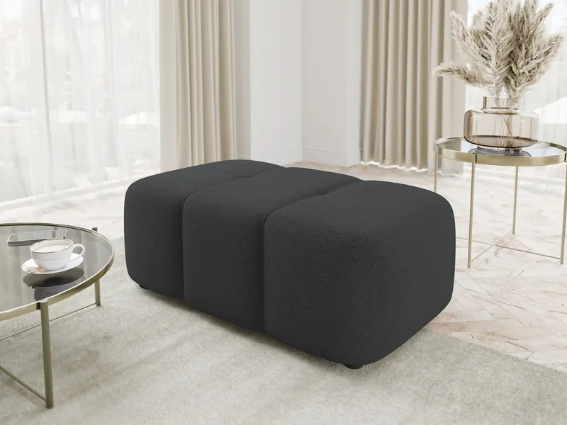 Flo Fodskammel 93 cm - Sort - Møbler - Stole & lænestole - Taburet & skammel - Puf