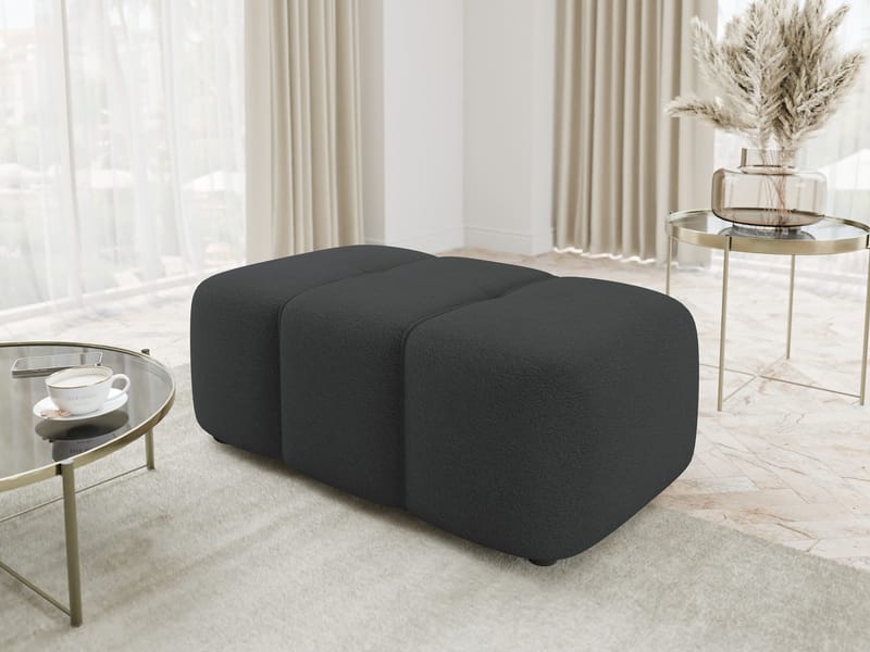 Flo Fodskammel 93 cm - Sort - Møbler - Stole & lænestole - Taburet & skammel - Puf