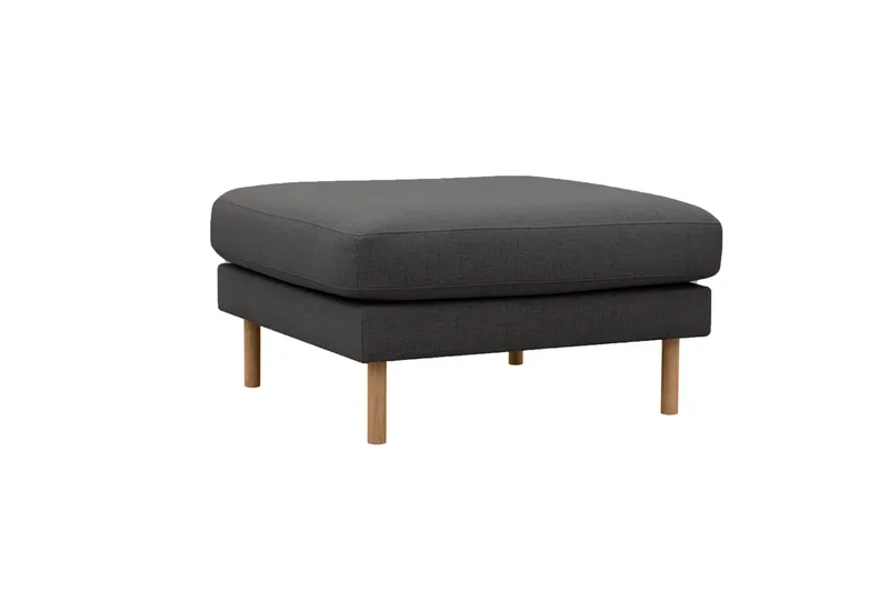 Florenz Fodskammel - Mørkegrå - Møbler - Stole & lænestole - Taburet & skammel - Puf